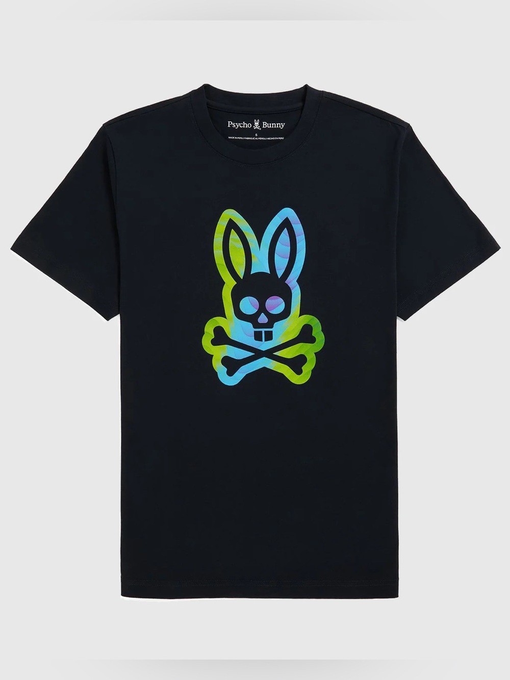Men’s Psycho Bunny Montgomery Graphic Tee Navy Size XL